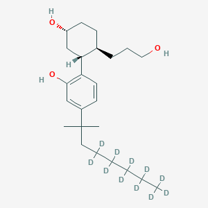 2-[(1R,2R,5R)-5-hydroxy-2-(3-hydroxypropyl)cyclohexyl]-5-(4,4,5,5,6,6,7,7,8,8,8-undecadeuterio-2-methyloctan-2-yl)phenol