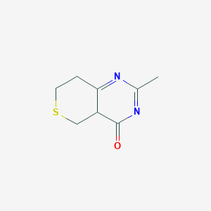 molecular formula C8H10N2OS B12358856 3,5,7,8-Tetrahydro-2-methyl-4H-thiopyrano[4,3-d]pyrimidin-4-one 