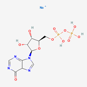 molecular formula C10H14N4NaO11P2 B12358882 CID 156588768 