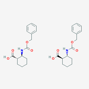 (1S,2S)-2-(phenylmethoxycarbonylamino)cyclohexane-1-carboxylic acid;(1R,2R)-2-(phenylmethoxycarbonylamino)cyclohexane-1-carboxylic acid