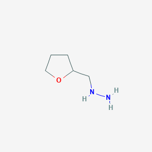 molecular formula C5H12N2O B12358932 (Tetrahydro-furan-2-ylmethyl)-hydrazine 