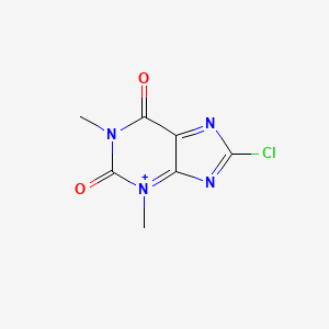 molecular formula C7H6ClN4O2+ B12358958 8-Chloro-1,3-dimethylpurin-3-ium-2,6-dione 