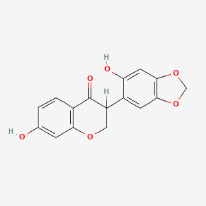 molecular formula C16H12O6 B1235898 槐花醇 CAS No. 524-08-3