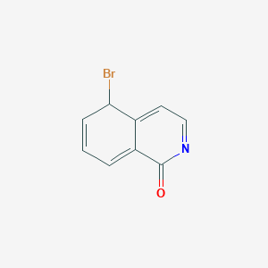 molecular formula C9H6BrNO B12359007 5-bromo-5H-isoquinolin-1-one 