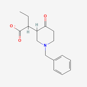 3-Piperidineaceticacid, 4-oxo-1-(phenylmethyl)-, ethyl ester