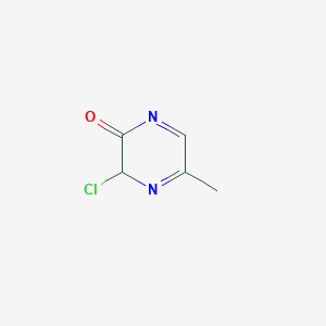 2-chloro-6-methyl-2H-pyrazin-3-one