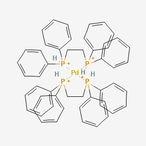 molecular formula C52H52P4Pd+4 B12359054 Bis[1,2-bis(diphenylphosphino)ethane]-palladium 