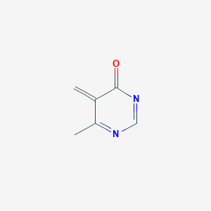 molecular formula C6H6N2O B12359062 6-Methyl-5-methylidenepyrimidin-4-one 