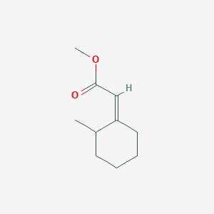 molecular formula C10H16O2 B12359087 Acetic acid, (2-methylcyclohexylidene)-, methyl ester, (Z)- 