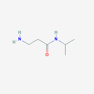 molecular formula C6H14N2O B12359091 3-amino-N-(propan-2-yl)propanamide 