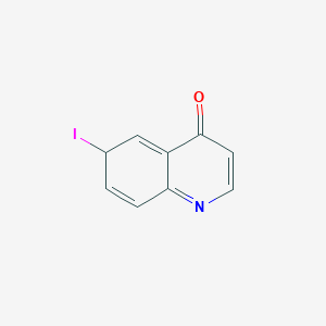 molecular formula C9H6INO B12359113 6-iodo-6H-quinolin-4-one 