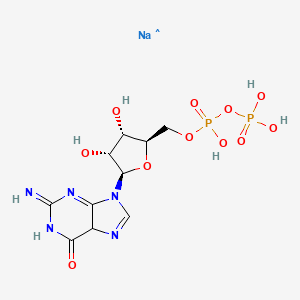 molecular formula C10H15N5NaO11P2 B12359126 CID 156592067 