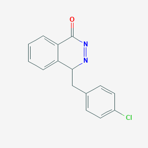 molecular formula C15H11ClN2O B12359142 4-[(4-chlorophenyl)methyl]-4H-phthalazin-1-one 