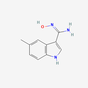 N-Hydroxy-5-methylindole-3-carboxamidine