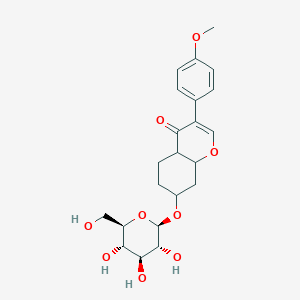 molecular formula C22H28O9 B12359150 Ononin; Fomononetin-7-O-glucoside 