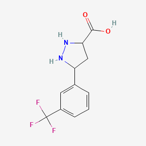 1H-Pyrazole-3-carboxylic acid, 5-[3-(trifluoromethyl)phenyl]-