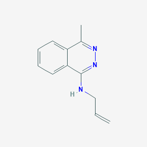 molecular formula C12H13N3 B1235919 4-methyl-N-prop-2-enyl-1-phthalazinamine 