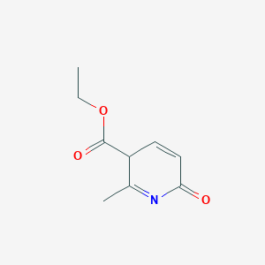 molecular formula C9H11NO3 B12359199 ethyl 2-methyl-6-oxo-3H-pyridine-3-carboxylate 