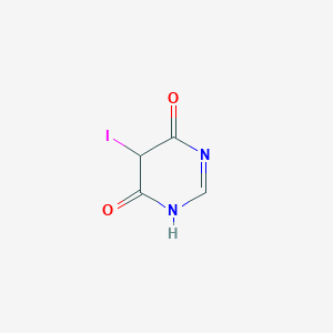 molecular formula C4H3IN2O2 B12359250 5-iodo-1H-pyrimidine-4,6-dione 