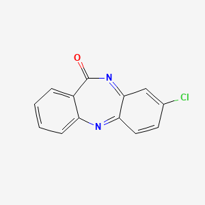 molecular formula C13H7ClN2O B12359268 3-Chlorobenzo[b][1,4]benzodiazepin-6-one 