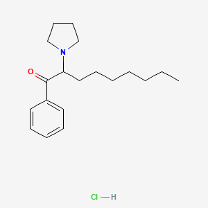 1-Phenyl-2-(1-pyrrolidinyl)-1-nonanone,monohydrochloride