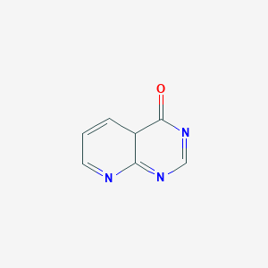 molecular formula C7H5N3O B12359278 4aH-pyrido[2,3-d]pyrimidin-4-one 