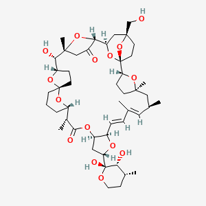 molecular formula C47H70O15 B1235928 栉孔毒素-1 CAS No. 97564-90-4