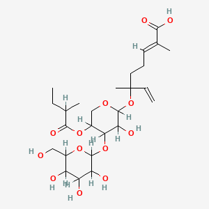 molecular formula C26H42O13 B1235930 Dmgpmba CAS No. 92751-84-3