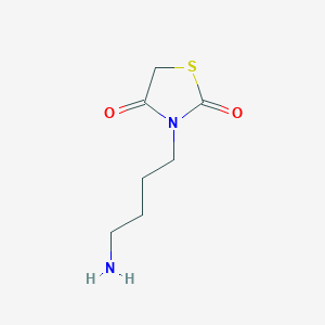 3-(4-Aminobutyl)-1,3-thiazolidine-2,4-dione