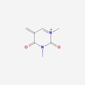 molecular formula C7H9N2O2+ B12359339 1,3-Dimethyl-5-methylidenepyrimidin-1-ium-2,4-dione 