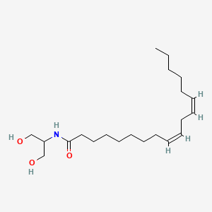 molecular formula C21H39NO3 B1235935 2-(Linoleoylamino)-1,3-propanediol CAS No. 72826-67-6