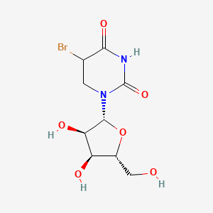 5-bromo-1-[(2R,3R,4S,5R)-3,4-dihydroxy-5-(hydroxymethyl)oxolan-2-yl]-1,3-diazinane-2,4-dione