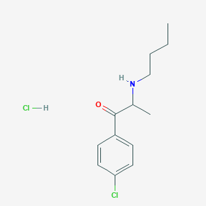 2-(Butylamino)-1-(4-chlorophenyl)-1-propanone,monohydrochloride