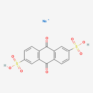 molecular formula C14H8NaO8S2 B12359414 Disodium Anthraquinone-26-disulfonate 