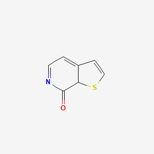 molecular formula C7H5NOS B12359431 7aH-thieno[2,3-c]pyridin-7-one 