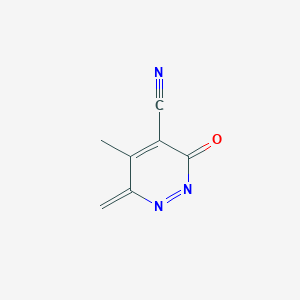 5-Methyl-6-methylidene-3-oxopyridazine-4-carbonitrile