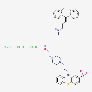 molecular formula C41H50Cl3F3N4OS B1235944 Motival CAS No. 66555-51-9