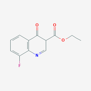 ethyl 8-fluoro-4-oxo-3H-quinoline-3-carboxylate