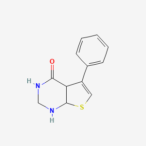 5-phenyl-2,3,4a,7a-tetrahydro-1H-thieno[2,3-d]pyrimidin-4-one