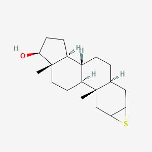 2,3-Epithio-5alpha-androstane-17beta-ol