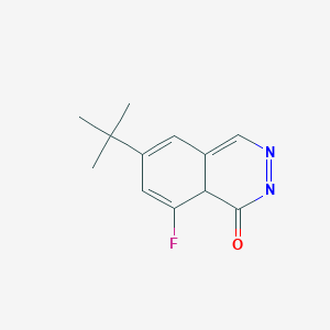 molecular formula C12H13FN2O B12359527 6-tert-butyl-8-fluoro-8aH-phthalazin-1-one 