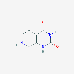 4a,5,6,7,8,8a-hexahydro-1H-pyrido[3,4-d]pyrimidine-2,4-dione