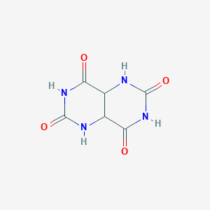 molecular formula C6H6N4O4 B12359562 1,4a,5,8a-Tetrahydropyrimido[5,4-d]pyrimidine-2,4,6,8-tetrone 