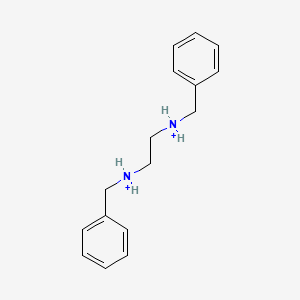 molecular formula C16H22N2+2 B1235957 Benzathine(2+) 