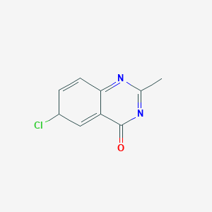 molecular formula C9H7ClN2O B12359590 6-chloro-2-methyl-6H-quinazolin-4-one 