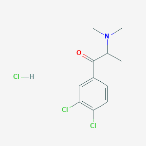 1-(3,4-Dichlorophenyl)-2-(dimethylamino)propan-1-one,monohydrochloride