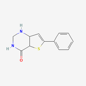 6-phenyl-2,3,4a,7a-tetrahydro-1H-thieno[3,2-d]pyrimidin-4-one