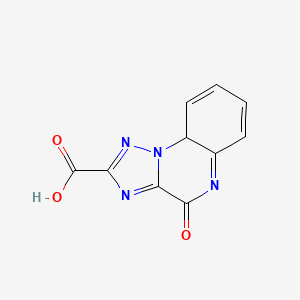 4-oxo-9aH-[1,2,4]triazolo[1,5-a]quinoxaline-2-carboxylic acid