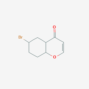 6-Bromo-4a,5,6,7,8,8a-hexahydrochromen-4-one