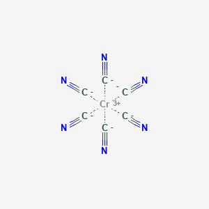 molecular formula C6CrN6-3 B1235963 hexacyanidochromate(III) 